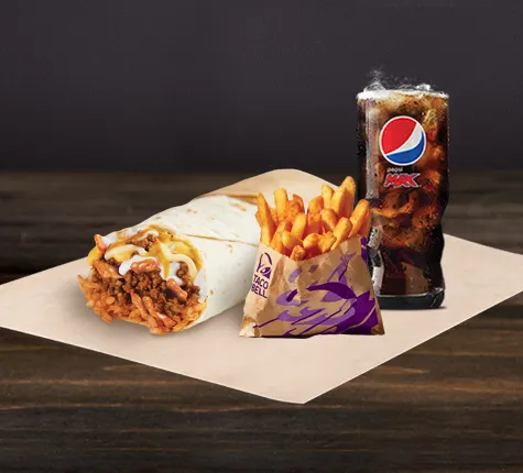 Beefy Melt Burrito Combo-image-tacobellmenuuk.com