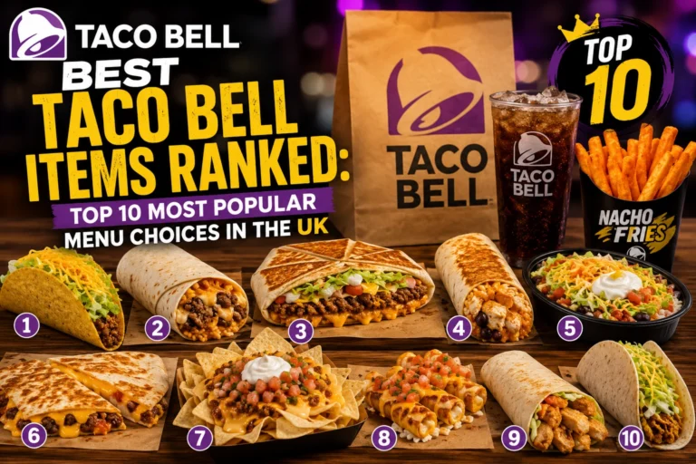 Taco Bell top 10 Best items choices in UK-image-tacobellmenuuk.com
